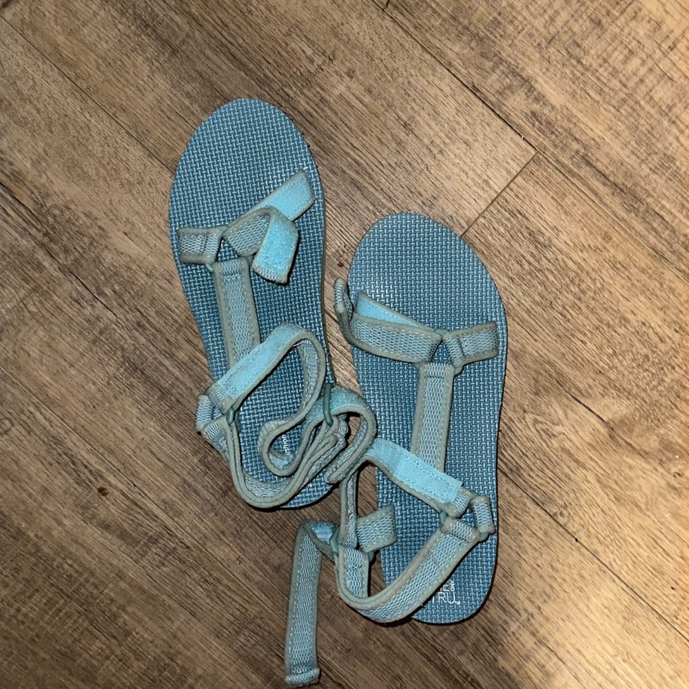 Sandals.